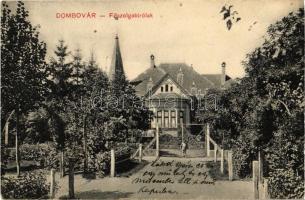 1911 Dombóvár, Főszolgabíró lak. Kiadja Bruck Sándor