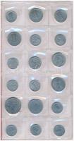 NDK 70db-os fémpénz tétel, kisalakú berakóban T:vegyes GDR 70pcs of coins in small size binder C:mixed
