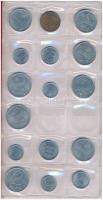 NDK 70db-os fémpénz tétel, kisalakú berakóban T:vegyes
GDR 70pcs of coins in small size binder C:mi...