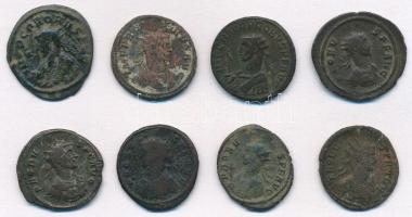 Római Birodalom 8db-os vegyes Probus rézpénz tétel T:2- Roman Empire 8pcs of various copper coins from Probus C:VF