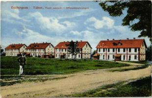 1913 Esztergom, Esztergom-Tábor; Tiszti lakások. Kiadja Kaufmann Ferenc / Offizierswohnungen