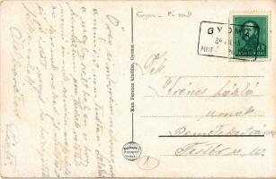 1939 Gyoma, Szabadság téri Takarékpénztár, Holler szálloda, Polgári iskola, Úri kaszinó, Horthy Mikl...