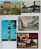 70 db MODERN történelmi magyar városképes lap / 70 modern town-view postcards from the Kingdom of Hungary