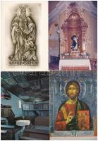 40 db MODERN használatlan vallásos motívum lap / 40 modern unused religious motive postcards