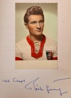 1968 A Csepel labdarúgósportjának jubileumi találkozójára összeállított fotóalbum, 42 db fotóval, er...