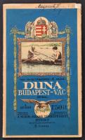 Vízi sporttérképek 5.: a Duna a Budapest-Vác szakaszának térképe, 1:25000, M. Kir. Állami Térképésze...