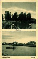 1939 Berekfürdő, Karcag-Berek (Karcag); Medence, villák, csónakázó