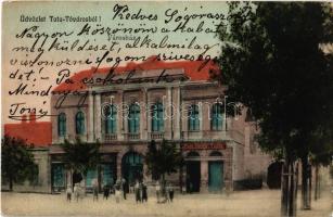 1905 Tatatóváros, Városház, Engländer és Társa üzlete és saját kiadása