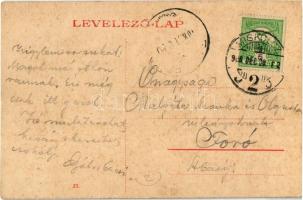 1908 Miskolc, Színház, Lövy József könyvkereskedése és papírraktára, Weisz Nathán és Társa, Groszman...