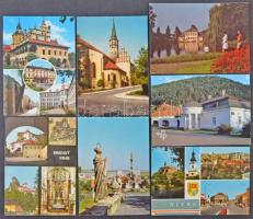 100 db MODERN szlovák városképes lap / 100 modern Slovakian town-view postcards