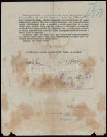 1920 Bp., Az Országos Magyar Iparművészeti Társulat körlevele