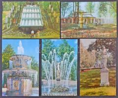 100 db MODERN szovjet városképes lap: csak Leningrád / 100 modern Soviet Union town-view postcards: only Saint Petersburg