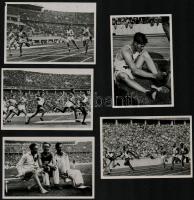 1936 Berlini olimpia 15 db gyűjtőkártya (Band II., Gruppe 61., Bild Nr. 4. és 49. között), német nye...