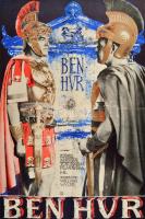 1982 Ben Hur színes amerikai film plakátja, hajtott, 57×39 cm