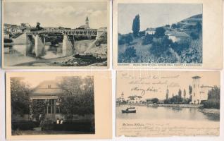 14 db RÉGI magyar városképes lap / 14 pre-1945 Hungarian town-view postcards