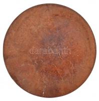 1972. "1000 éves Székesfehérvár" öntött Br plakett (84mm) T:2