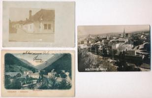 10 db RÉGI erdélyi városképes lap / 10 pre-1945 Transylvanian town-view postcards