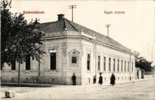 1907 Székesfehérvár, Aggok Intézete, Mancz János gazdatiszt emléktáblája