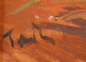 Tibor Ernő (1885-1945):Arató, Olaj, karton, jelzett, keretben, 35×25 cm