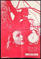 1985 Hány az óra vekker úr? magyar film plakátja, hajtott, 55×38 cm