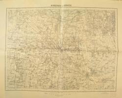 Vegyes térkép tétel: 18 db háború előtti térkép,  benne magyar katonaiak, búr háború térképe