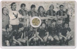 Spanyolország 1980. 100P aranyozott minipénz "F.C. Barcelona" tokban T:1
Spain 1980. 100 ...