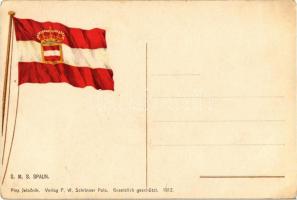 SMS Admiral Spaun az Osztrák-Magyar Haditengerészet gyorscirkálója / K.u.K. Kriegsmarine / Austro-Hu...