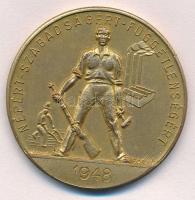 1948. "Magyar Szabadságharcos Szövetség / Népért-Szabadságért-Függetlenségért" aranyozott ...