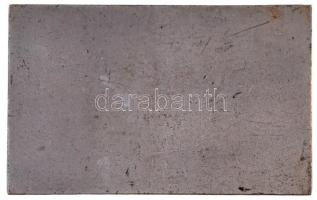 1972. "OMBKE - Az Ujbányai Tűzgép 1722" egyoldalas fém plakett (80x50mm) T:2