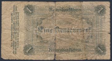 Német Birodalom/Weimari Köztársaság 1923. 1 Rentenmark T:IV R!