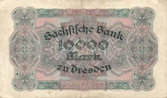 Német Birodalom/Weimari Köztársaság/Szászország/Sachische Bank zu Drezden 1923. 10000M, 50000M T:II/...