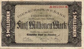 Német Birodalom / Weimari Köztársaság 1923. 5.000.000.000M (14x) T:III