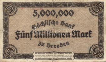 Német Birodalom / Weimari Köztársaság 1923. 5.000.000.000M (14x) T:III