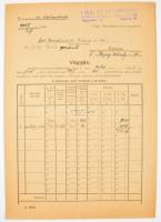 cca 1945 Márai Sándor író háborúban megsérült Mikó utcai házának ügyével kapcsolatos hivatalos level...