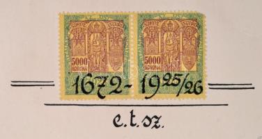 1925 Jakobinyi Béla országgyűlési képviselő, ügyész jogi diplomája szép állapotú viasz függőpecsétte...