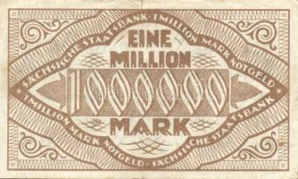 Német Birodalom/Weimari Köztársaság/Szászország/Sachsische Staatsbank 1923. 500000M, 1000000M T:II/I...