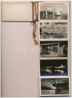Siófok. Díszes kemény fedelű leporello 11 képpel (9 cm x 5,5 cm)