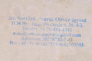 1920 Budapest címere és március 16. dátummal feltehetően Sipőcz Jenő főpolgármesterhez köthető közgy...