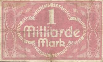 Német Birodalom/Weimari Köztársaság/Szászország/Sachsische Staatsbank 1923. 1000000M, 50000000M T:II...