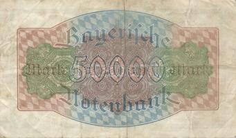 Német Birodalom/Weimari Köztársaság/Bajorország/Bayerische Notenbank 1923. 50000M + 25000000M T:II/I...
