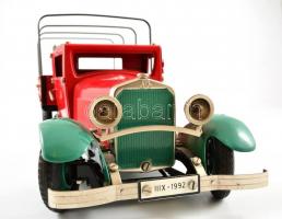 Märklin teherautó. Fabrik Feiner Metalspielwaren Göppingen. Nagyméretű lemez teherautó. Mozgatható, ...