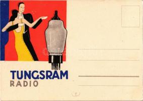 Tungsram Radio rádiócső (elektroncső) reklámja / Hungarian radio tube (vacuum tube) advertisement