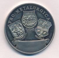 ~1985. "Verő József 1904-1985 / Pro Metalurgica" fém emlékérem dísztokban (42,5mm) T:1- (e...