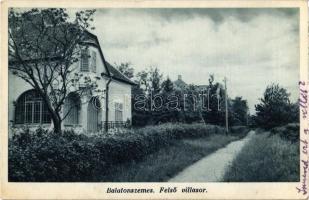 1932 Balatonszemes, Felső villasor. Dobránszki Testv. kiadása