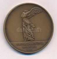 Bognár György (1944-) 1989. "1956-1989 Magyar Köztársaság" Br emlékérem (42,5mm) T:1-