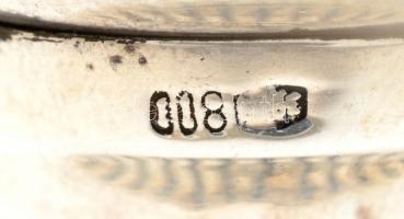 Ezüst borsszóró. Jelzett. 134g. 13 cm