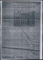 1935 Az Újpesti TE vízipóló csapata Barcelonában, eredeti fotó, többek között Halassy Olivérrel, hoz...