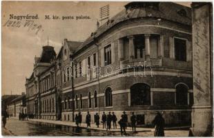 1922 Nagyvárad, Oradea; M. kir. posta palota. Rigler József Ede rt. kiadása / postal palace