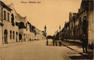 Óbecse, Stari Becej; Plébánia utca. Kiadja Radoszávlyevits VI. papírkereskedés / street