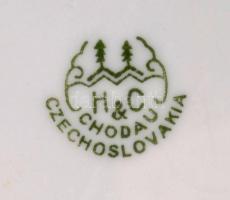 Epiag 6 db süteményes tányér. Kis kopással d:17 cm